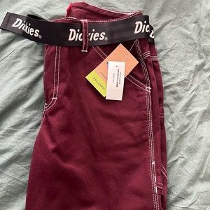 Dickies Belted Carpenter Straight Leg Pants